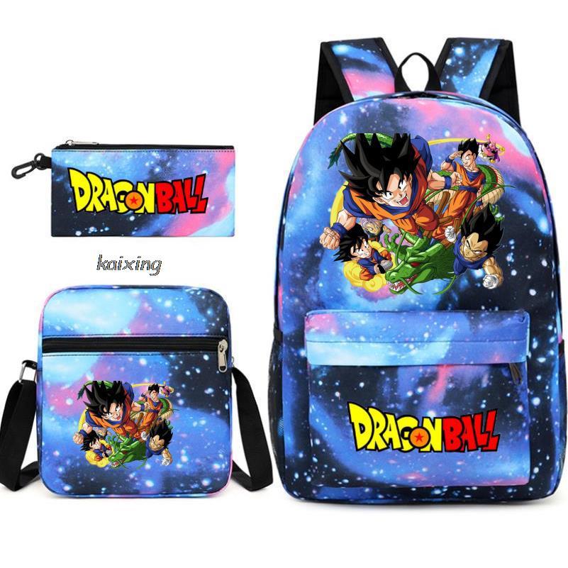 Youth Dragon Ball Backpack Student Shoulder Bag Travel Bag 3-Piece Set - Image 19