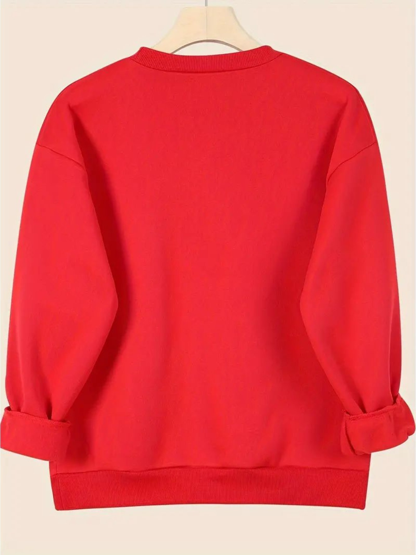 Women's Casual Christmas Print Long Sleeve Sweatshirt - Vibr - Image 3