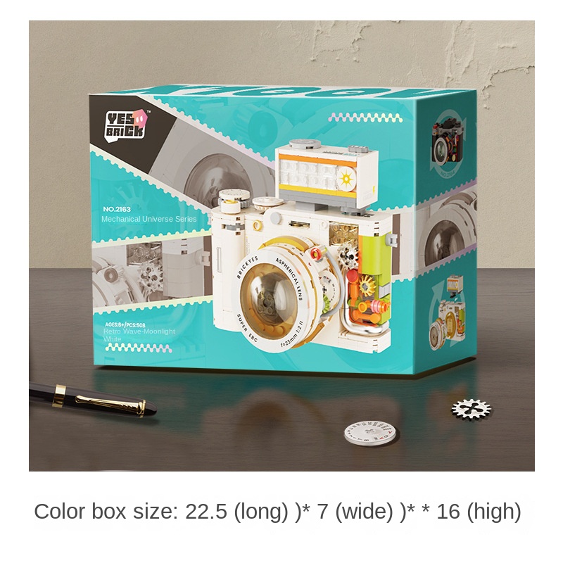 Camera Technology Trendy Play Building Blocks Children's Compatible Lego Medium Particle Assembly Christmas Children's Gift Toys - Image 2