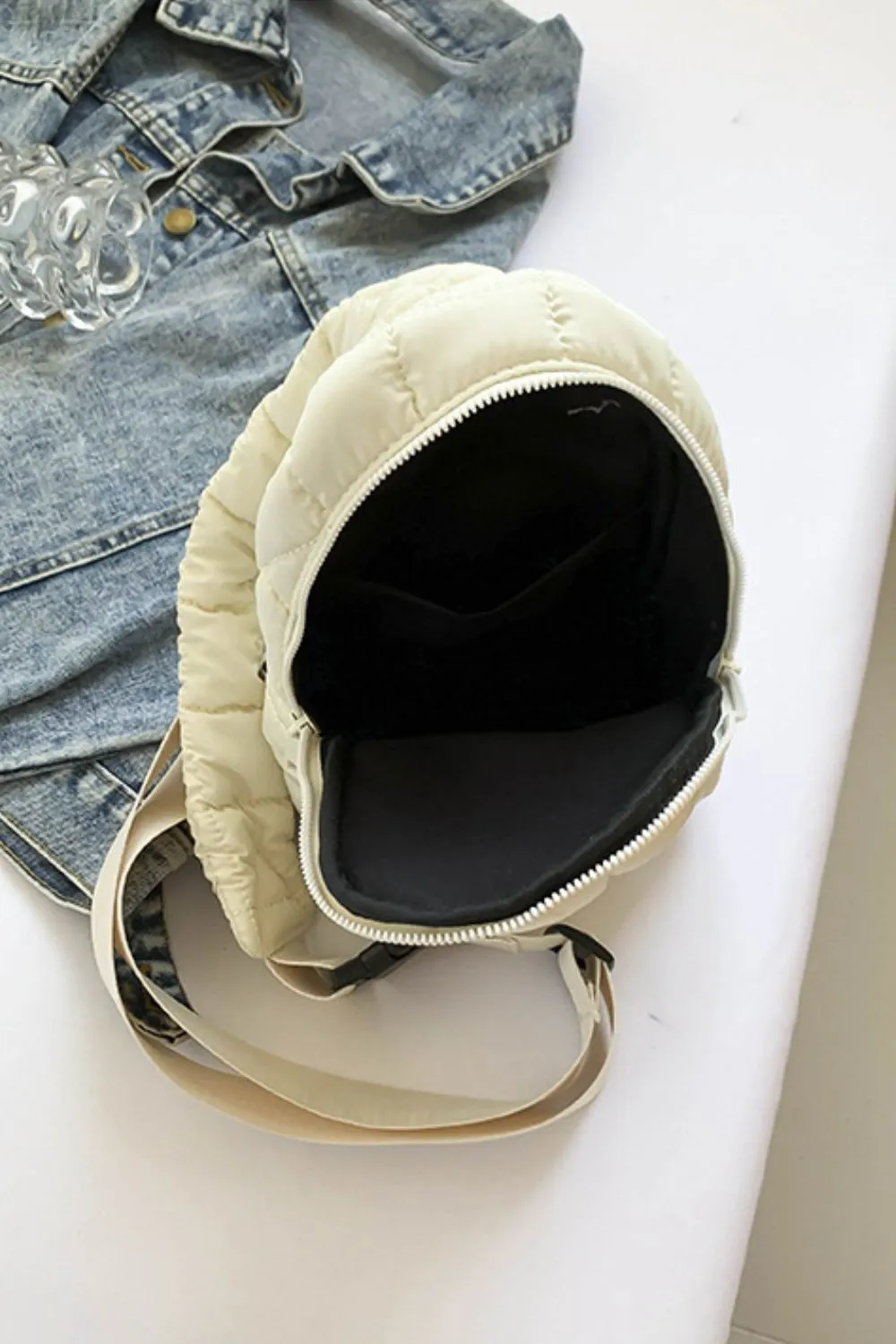 Quilted Nylon Crossbody Bag - Image 18