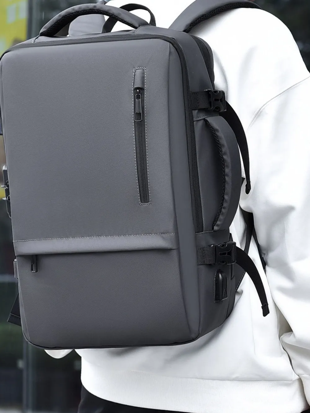 Multi-Pockets Adjustable Straps Backpack Bag - Image 8