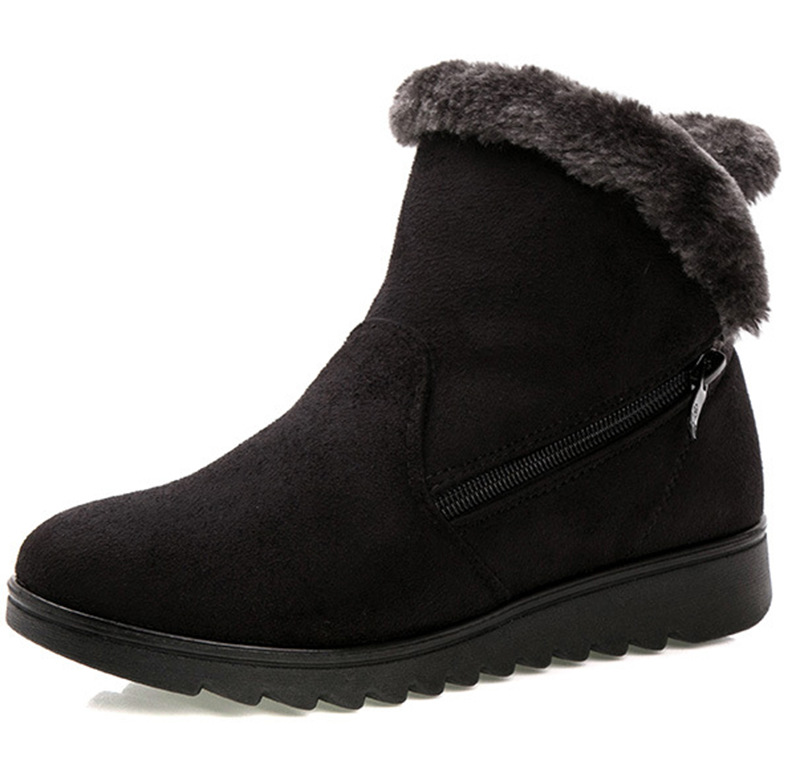 Women's warm cloth shoes, elderly snow boots - Image 9