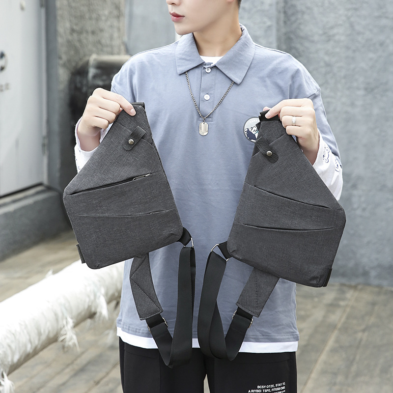 Multi functional sports waist bag single shoulder anti-theft bag lightweight and close fitting chest bag - Image 2