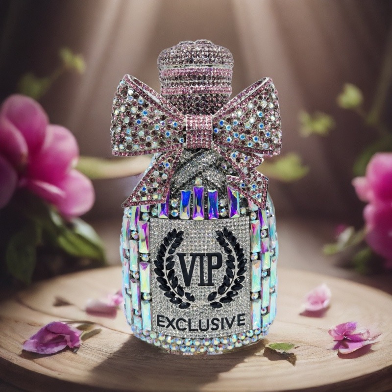 Bow Champagne Wine Bottle Diamond Set Banquet Bag Crystal Handbag for Women - Image 14