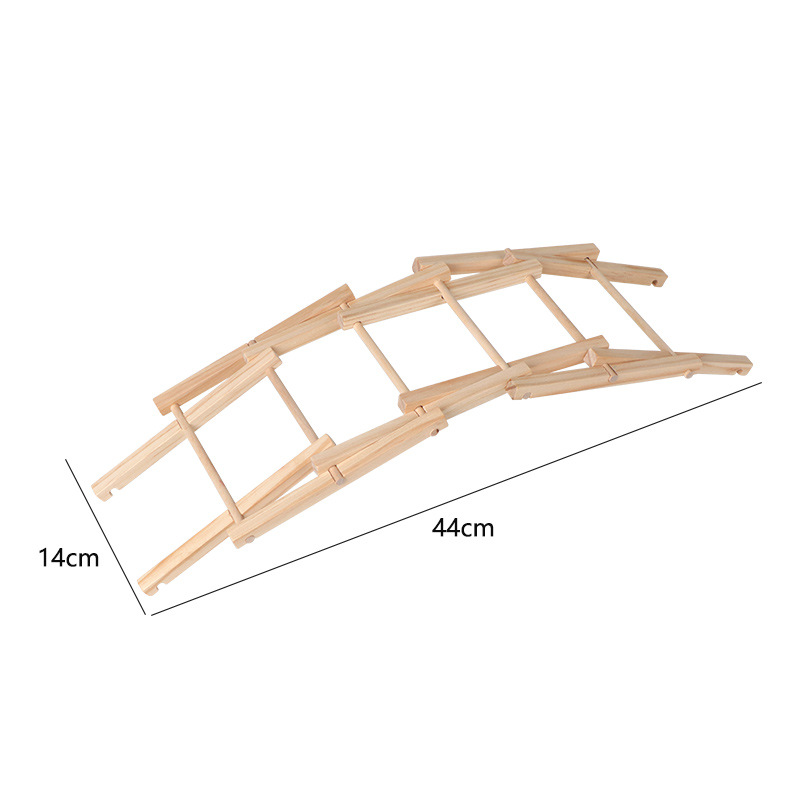 Wooden DIY Beili Bridge Children's Puzzle Mini Building Blocks Baby Science Experiment Assembly Balance Christmas Toy Gift - Image 6