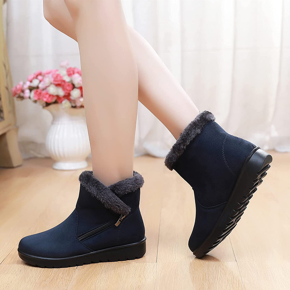 Women's warm cloth shoes, elderly snow boots - Image 2