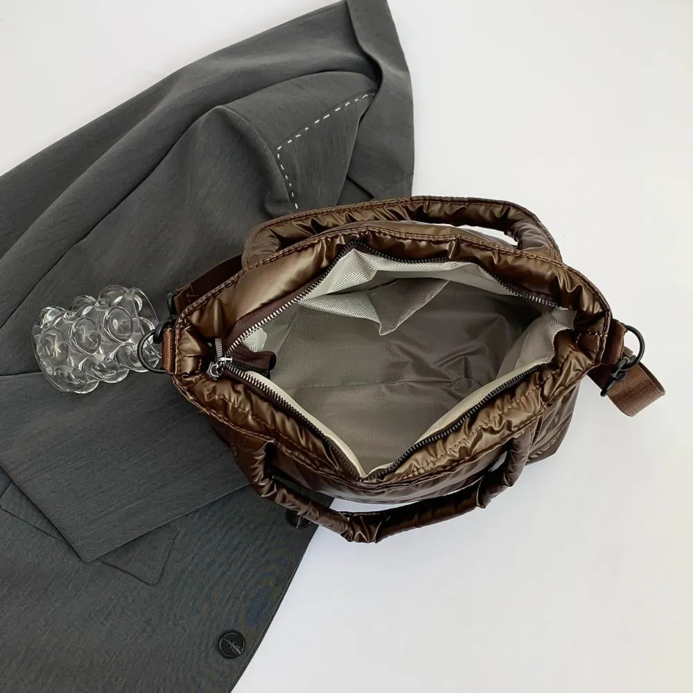 PU Leather Detachable Strap Crossbody Bag - Image 16