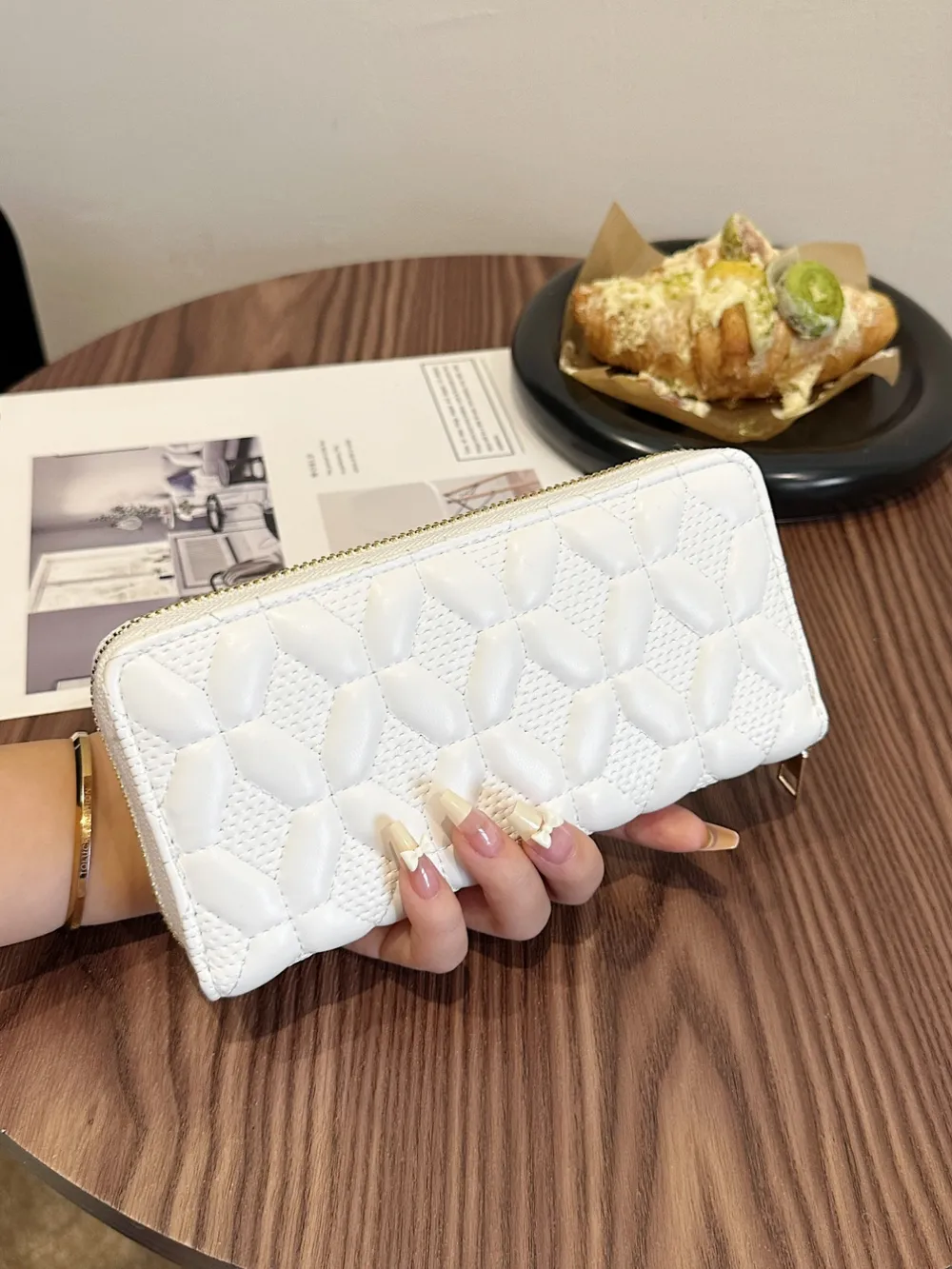 PU Leather Solid Color Wallet - Image 3
