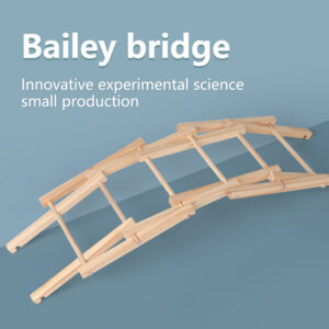 Wooden DIY Beili Bridge Children's Puzzle Mini Building Blocks Baby Science Experiment Assembly Balance Christmas Toy Gift