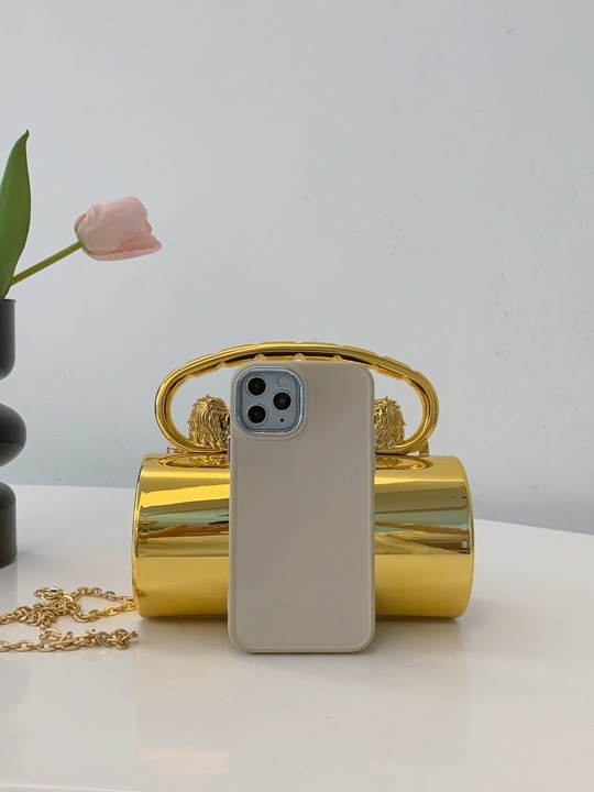 Fashion handbag women's versatile solid color acrylic bag chain strap crossbody bag - Image 10