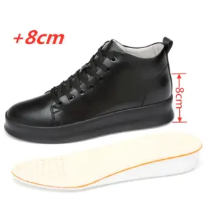 Summer Fashion Invisible Height-Increasing Shoes 8CM Korean Style British Invisible Height-Increasing Men's Shoes Casual Sports Sneakers