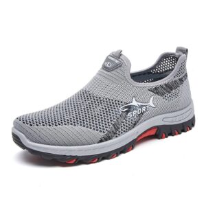 New Men's Casual Shoes, Comfortable and Breathable Sports Shoes, Slip-On Dad Shoes, Soft Sole Cloth Shoes