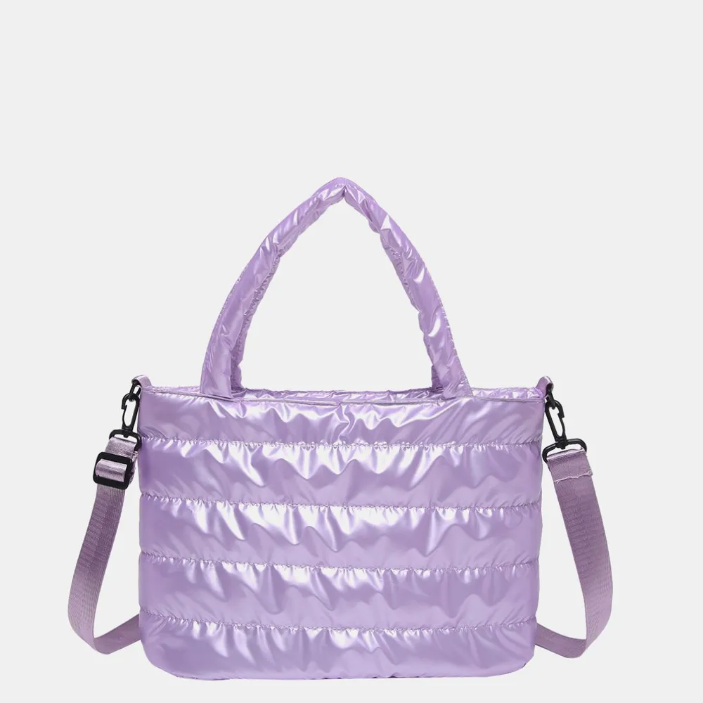 PU Leather Detachable Strap Crossbody Bag - Image 3