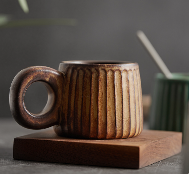 Wooden Creative Walnut Tree Solid Wood Insulation Mat Christmas Tree Insulation Table Mat Household Cup Mat Sand Pot Mat - Image 2