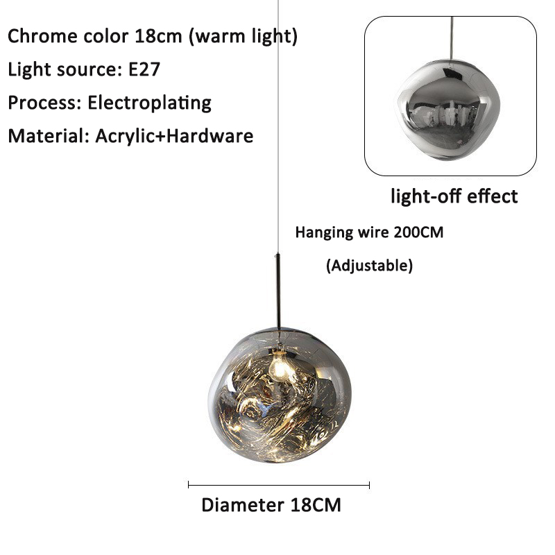 Restaurant Pendant Light Villa Loft Duplex Atrium Staircase Long Line Light Luxury Acrylic Living Room Pendant Light - Image 5