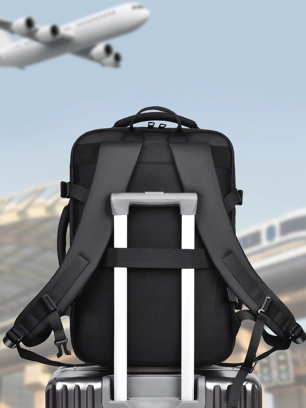 Multi-Pockets Adjustable Straps Backpack Bag - Image 12