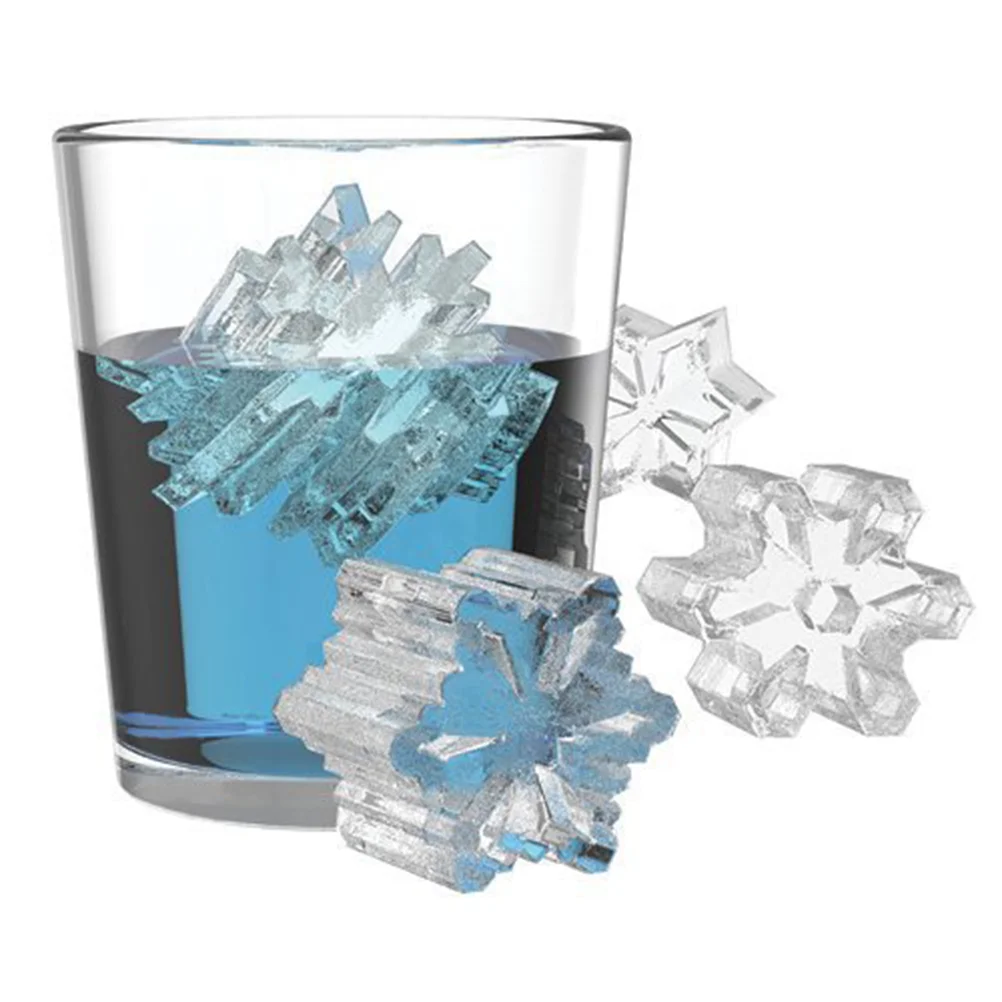 1 PCS Christmas Ice Molds Chocolate Snowflake Cookie Gummies Gummy Silicone Soap Biscuit - Image 6