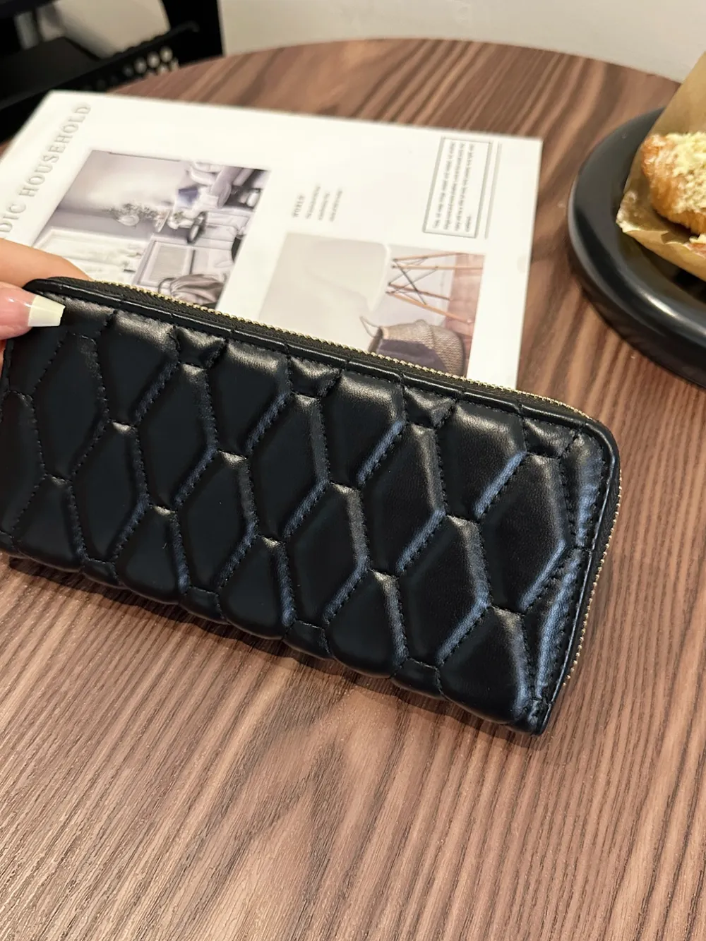 PU Leather Solid Color Wallet - Image 11