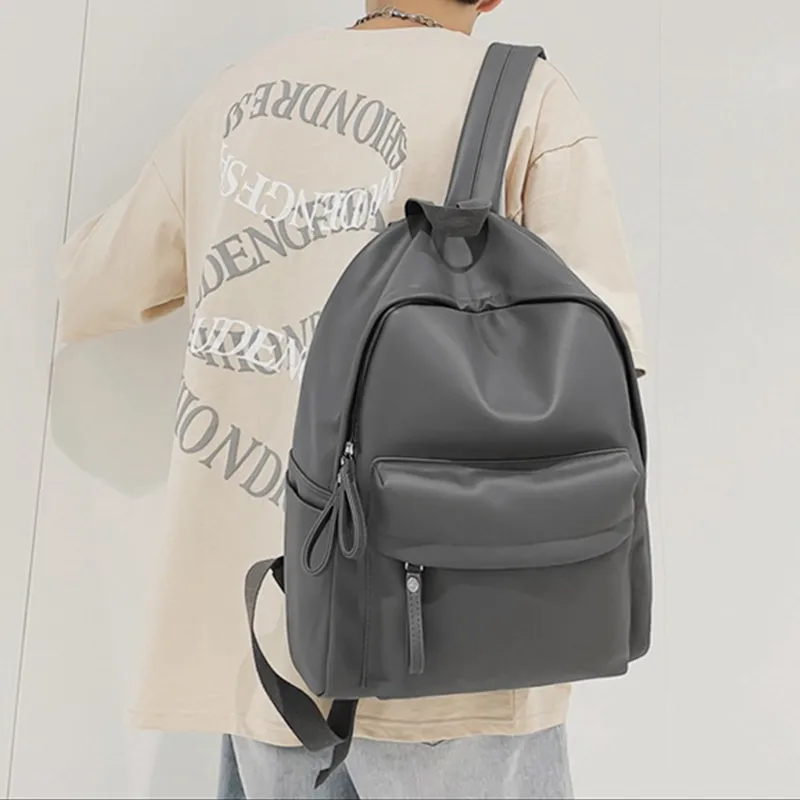 PU Leather Zip Backpack Bag - Image 13