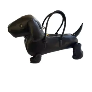 Cute Lovely Black Dog Handbag Luxury Famous  Bolsas Y2K Handbags For Women