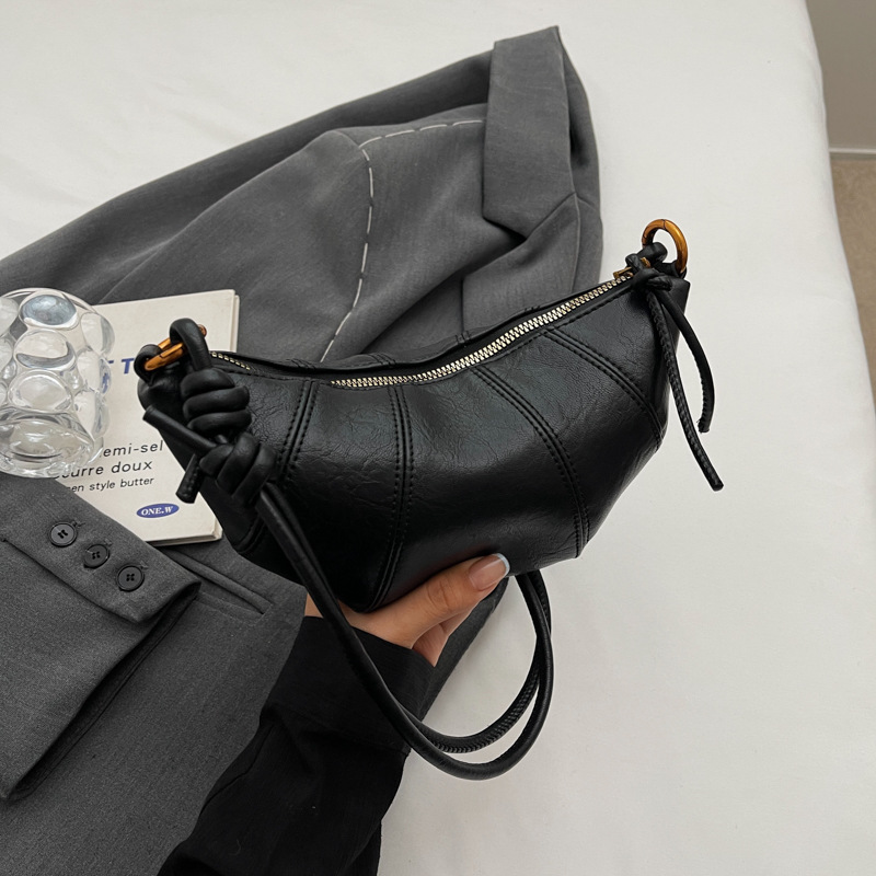 Brown bag women's crossbody bag cow horn bag - Image 6