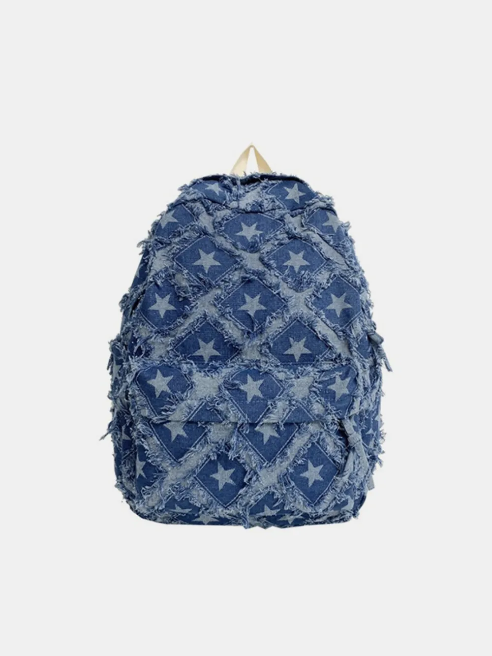 Star Denim Backpack Bag - Image 5