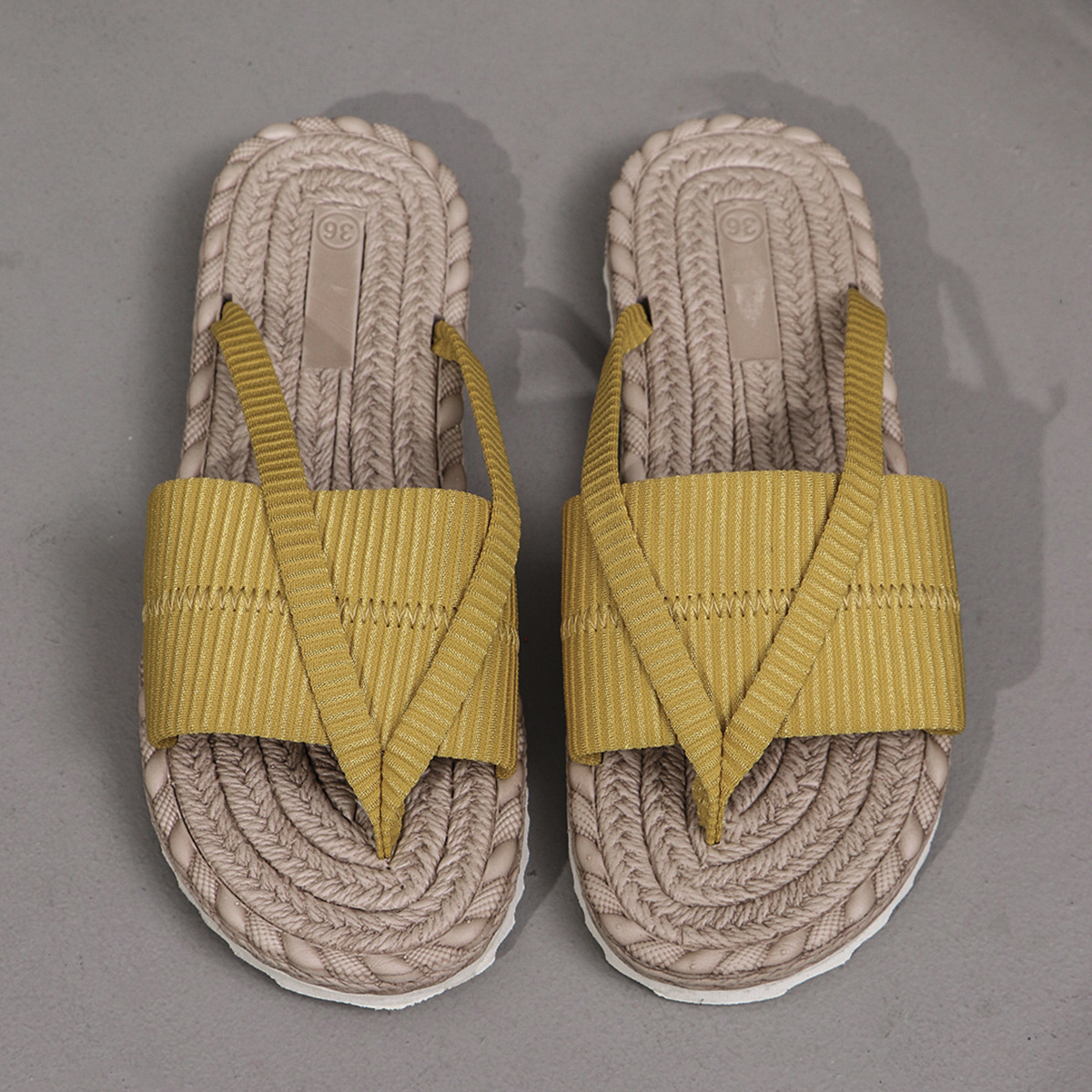 Women's Beach Vacation Sandals Fashion Toe-Strap Flip-Flops Slipper - Image 8