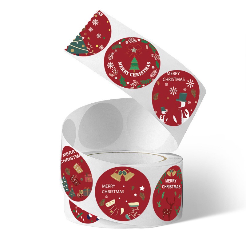 Christmas gift stickers decorative sealing sticker Merry Christmas Reward Self-adhesive labels Children's Day party - Image 7