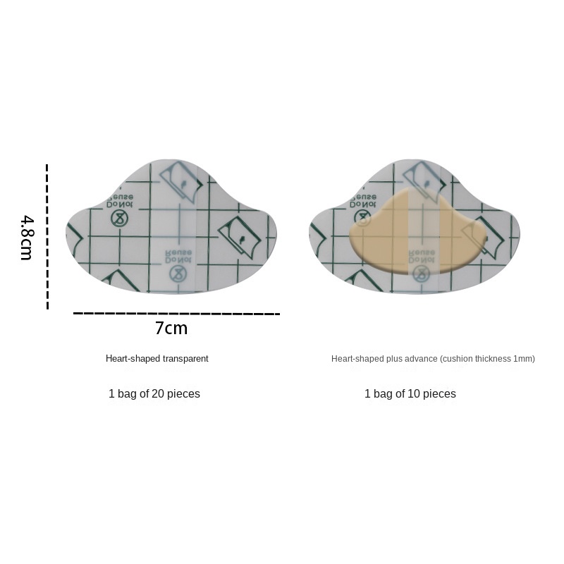 Anti-Friction Heel Pads for High Heels - Invisible Transparent Thin Anti-Sweat Waterproof Heel Protectors - Image 4