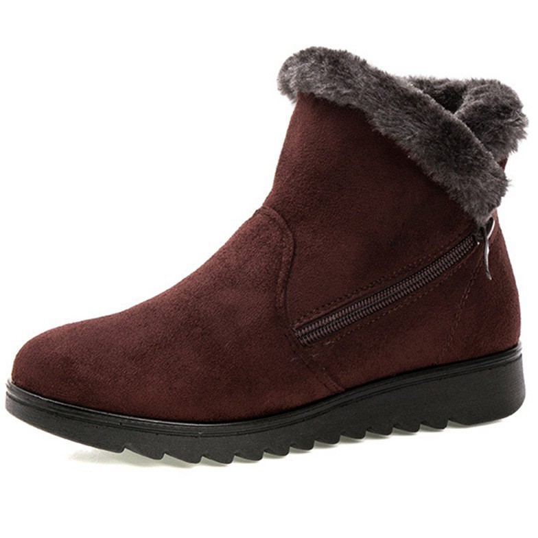Women's warm cloth shoes, elderly snow boots