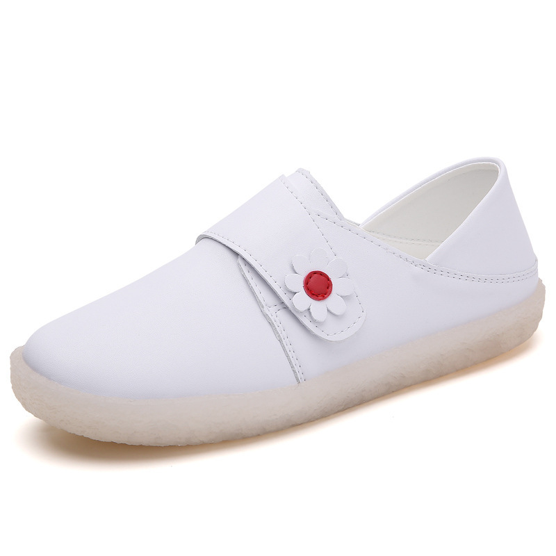 Cross-border nurse shoes women's soft-soled breathable deodorant non-tiring feet comfortable non-slip all-match velvet thick-soled leather medical worker - Image 6