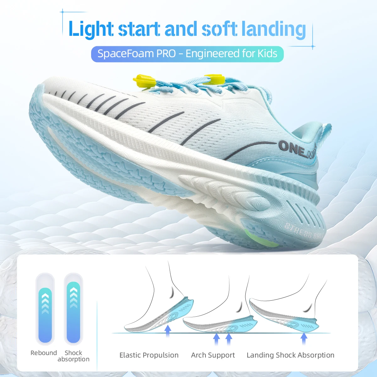 ONEMIX Soft Boys Sports Shoes Girls Assorted Kids Fashion Flat Running Sneakers Unisex Simple Korean Fashion Children Footwear - Image 5