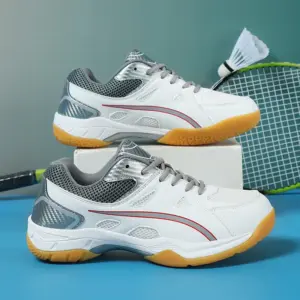 New Men's Volleyball Shoes Outdoor Fitness Badminton Sports Shoes Mesh Breathable Tennis Shoes Indoor Sport Training Sneakers