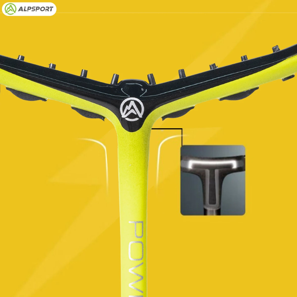 ALP V5 2.0 Badminton Racket 4U Carbon Fiber Ultra-light Buffering Technology Professional Racket New Advanced Version Alpsport - Image 5