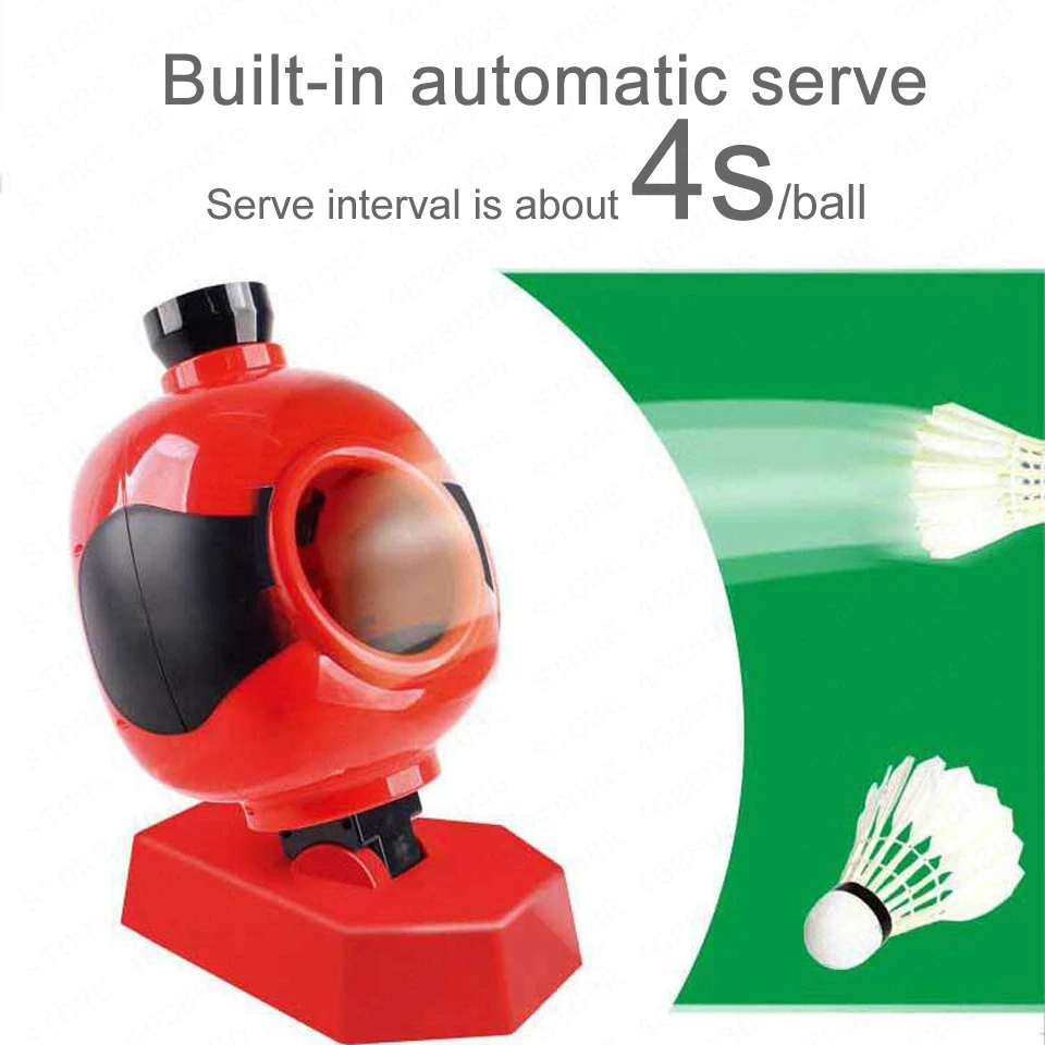 Automatic Badminton Service Machine Robot Adult Kid Gift Portable Outdoor Indoor Beginner Ball Pitching Practice Trainer Device - Image 4
