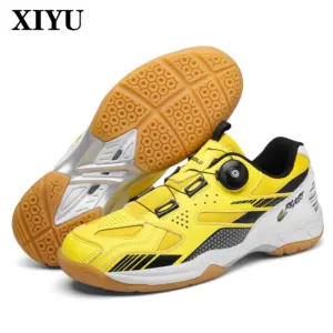 XIYU Badminton Shoes Men And Women White Professional Breathable Volleyball Indoor Non-slip Table Tennis Training Sports Shoes