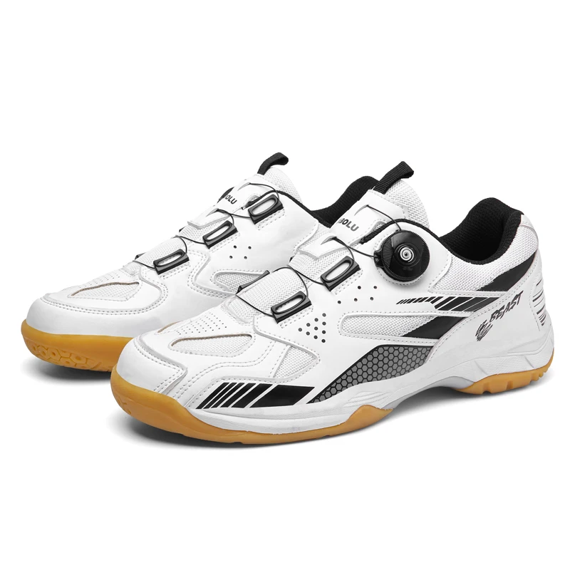 XIYU Badminton Shoes Men And Women White Professional Breathable Volleyball Indoor Non-slip Table Tennis Training Sports Shoes - Image 7