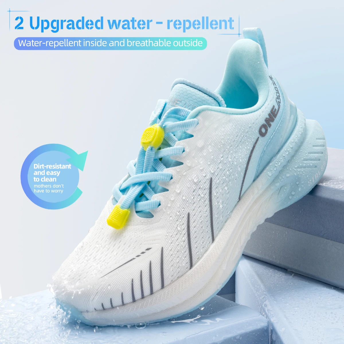 ONEMIX Soft Boys Sports Shoes Girls Assorted Kids Fashion Flat Running Sneakers Unisex Simple Korean Fashion Children Footwear