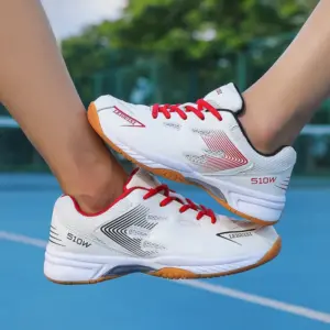 High Quality Men Badminton Shoes Lightweight Tennis Shoes Volleyball Shoes Professional Athletic Training Sneakers Sport Shoes