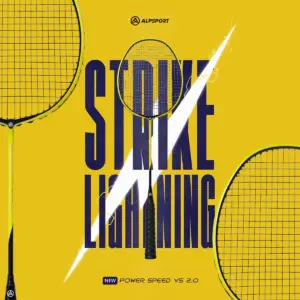 ALP V5 2.0 Badminton Racket 4U Carbon Fiber Ultra-light Buffering Technology Professional Racket New Advanced Version Alpsport